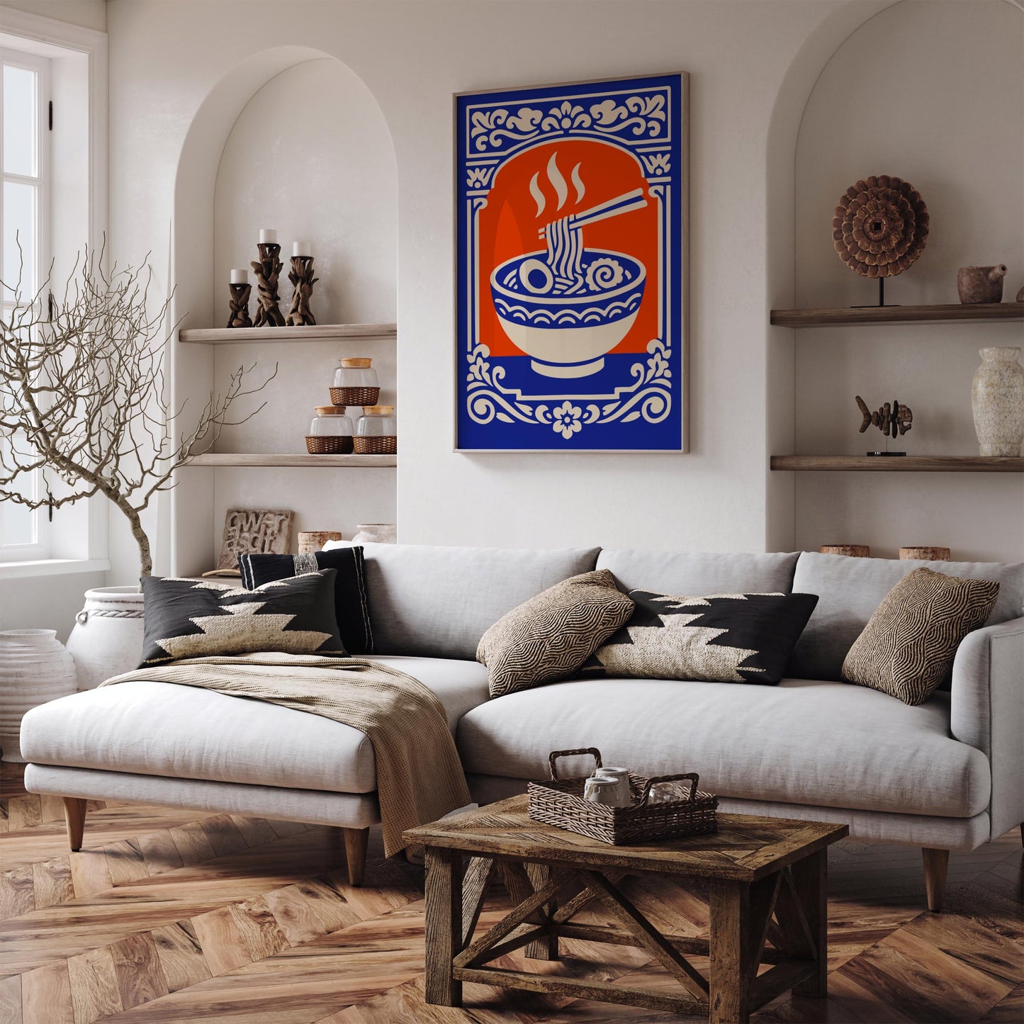 Ramen Bowl Poster - Japanese Food Wall Art