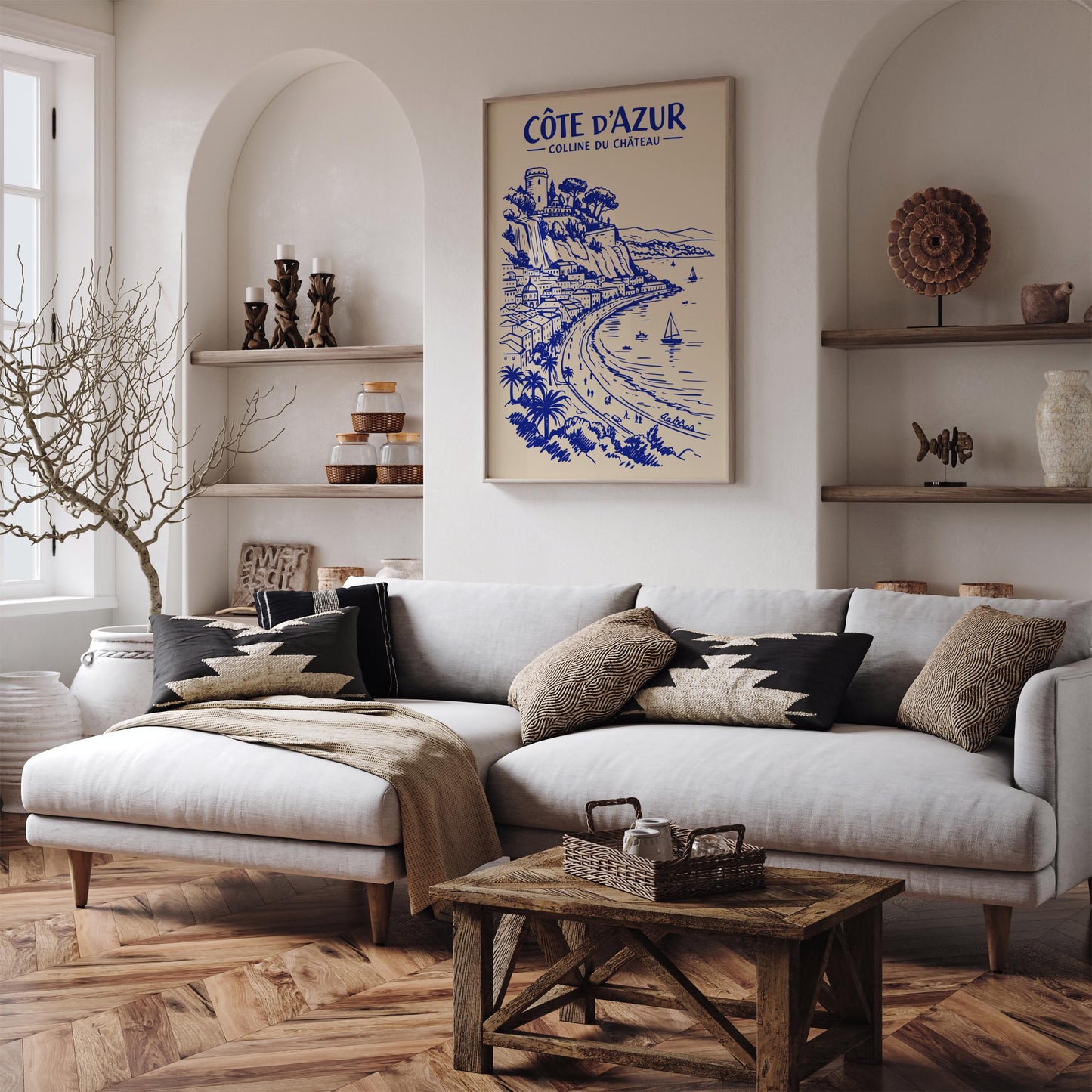 Colline du Château Côte d’Azur Poster