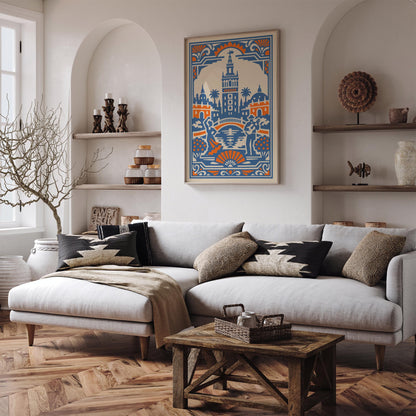 Seville Andalusia Travel Poster – Spain Wall Art Print