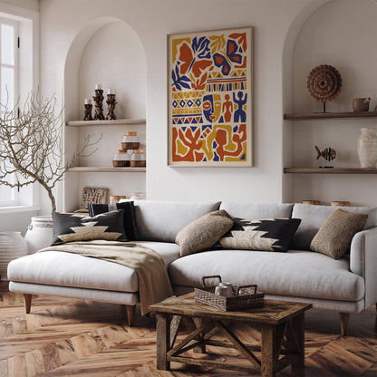 Bohemian Abstract Composition Poster