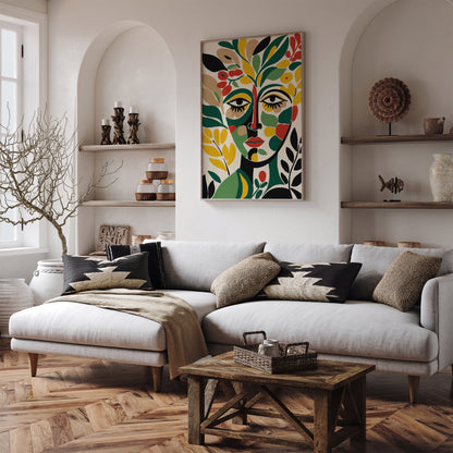 Eclectic Nature Woman Portrait Poster