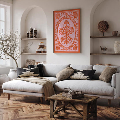 Rococo Floral Ornaments Wall Art