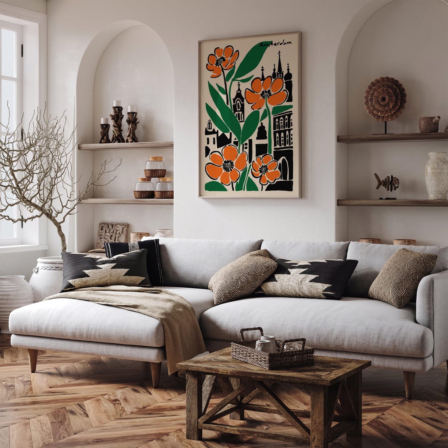 Amsterdam Cityscape Poster