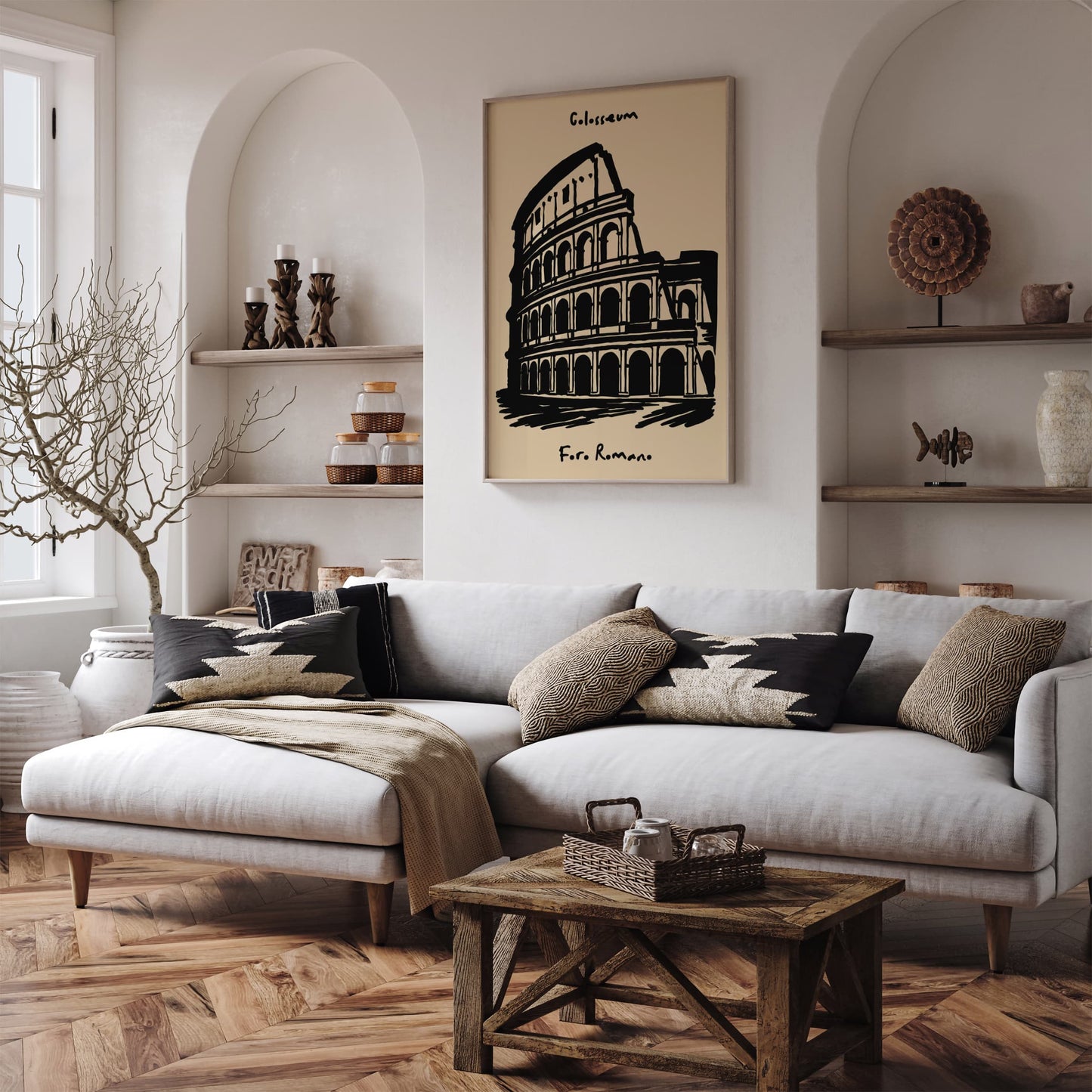 Colosseum Foro Romano Poster