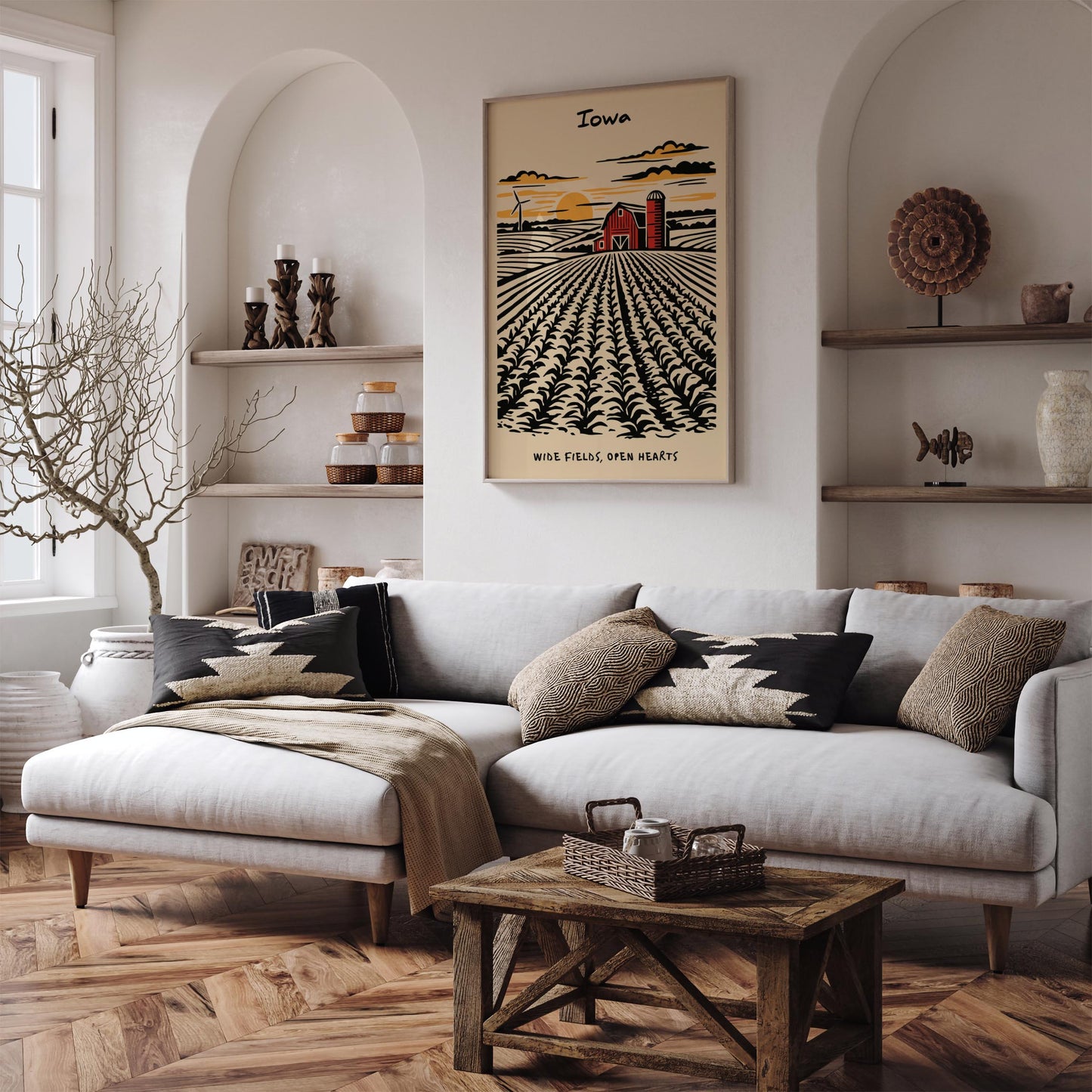 Iowa Landscape Poster