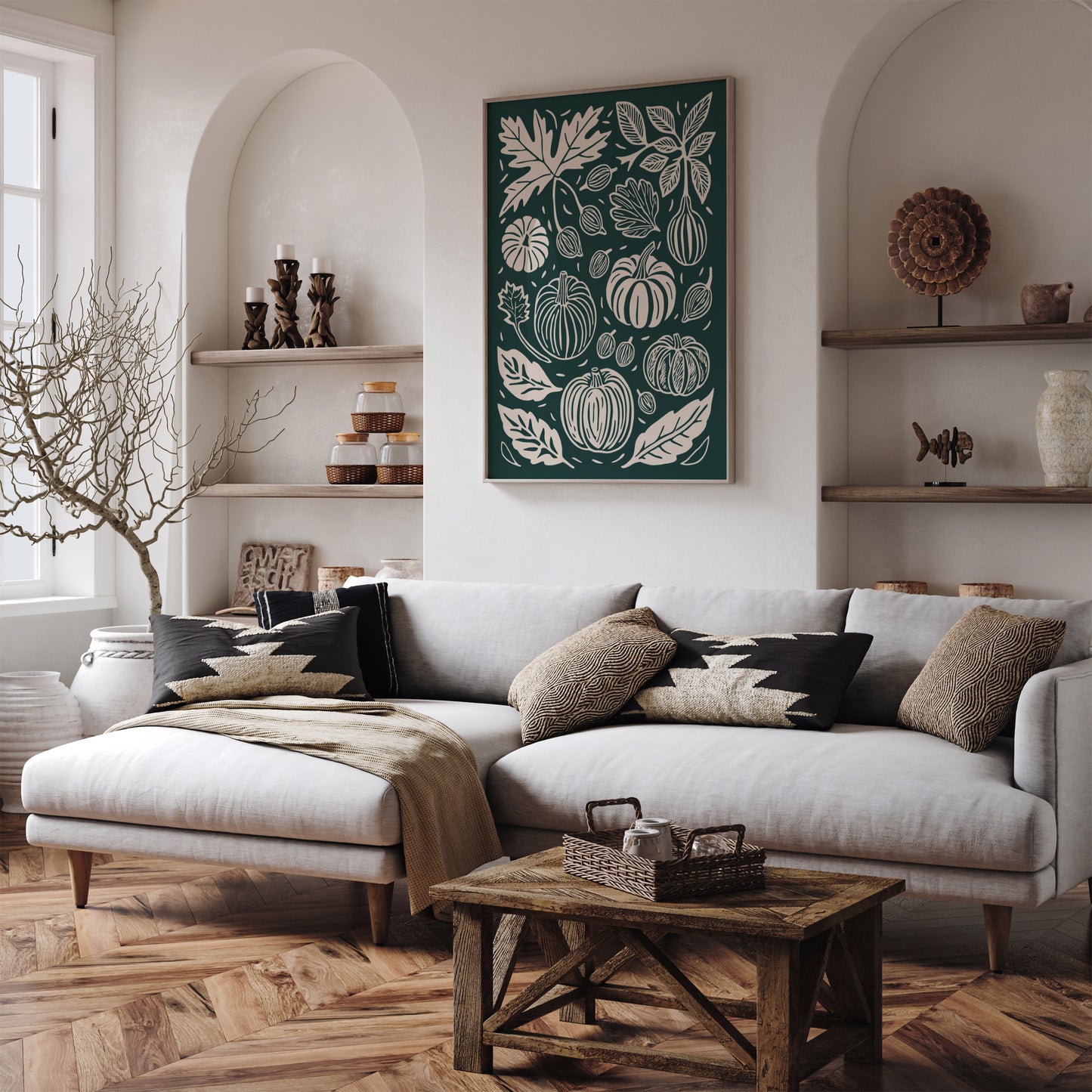 Pumpkins Fall Kitchen Wall Art