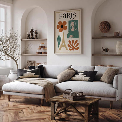 Paris Aesthetic Modern Travel Poster