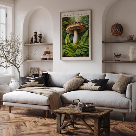 Magic Forest Muhsroom Poster