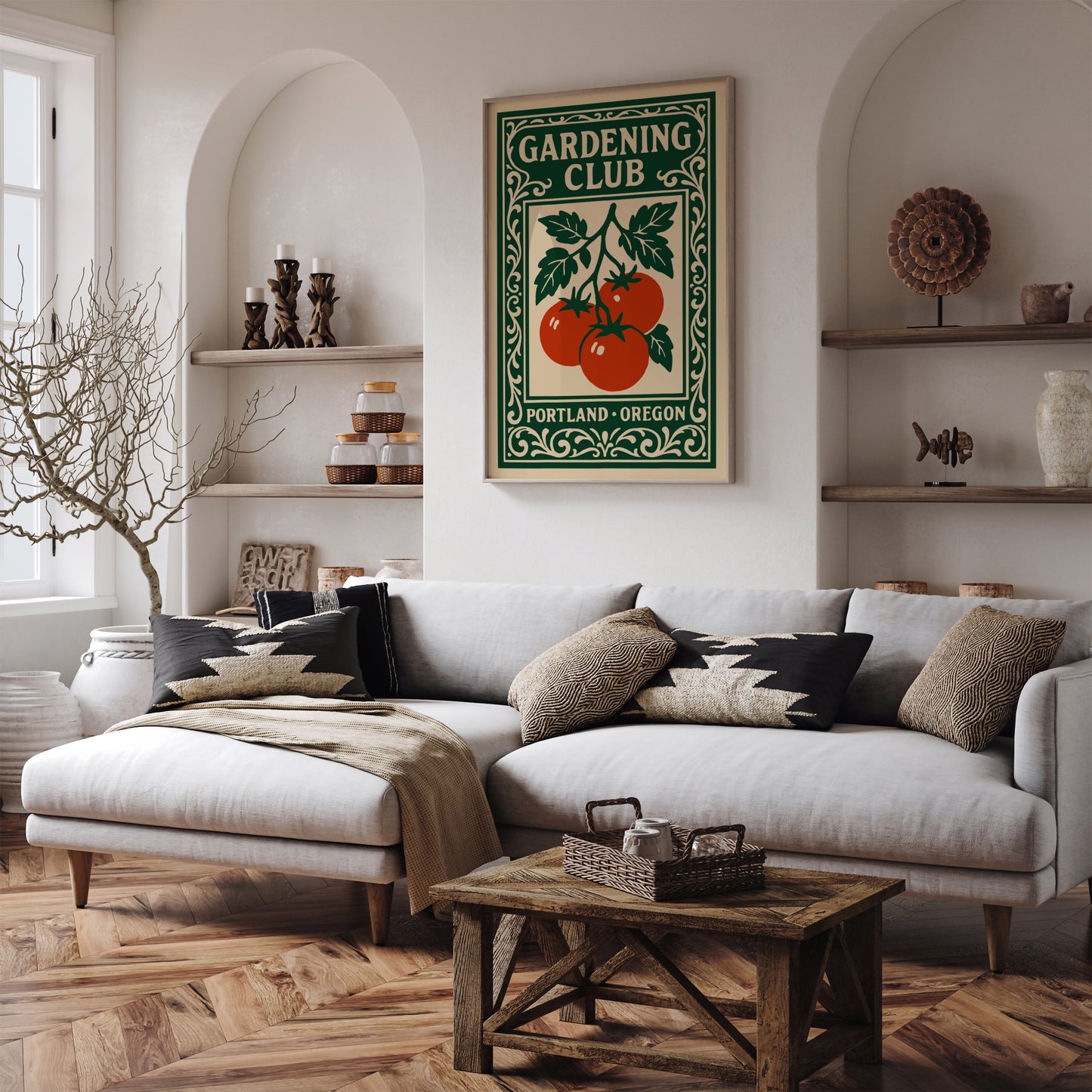 Gardening Club Portland Oregon Poster