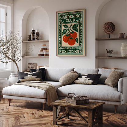 Gardening Club Portland Oregon Poster