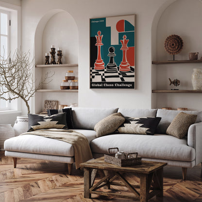 Global Chess Challenge Chicago Poster