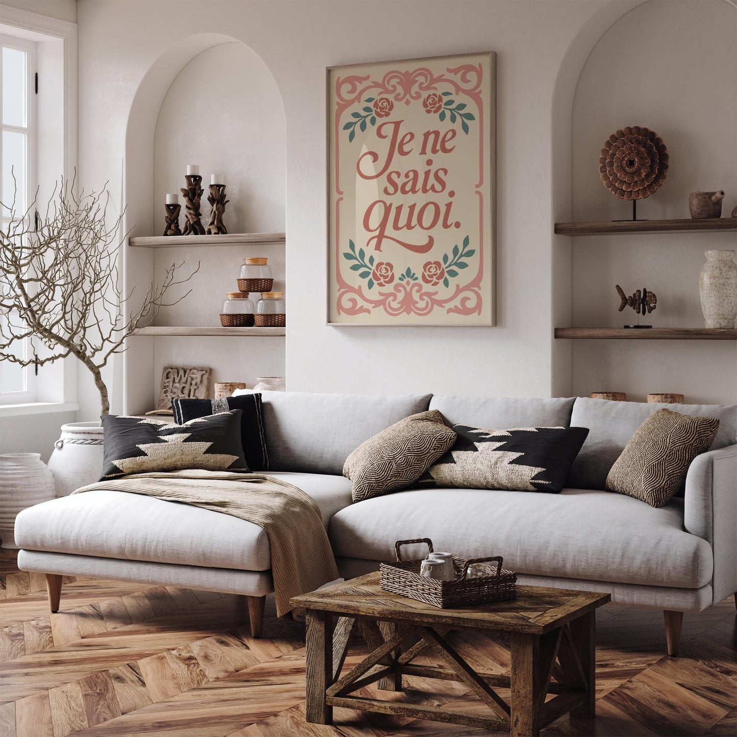 Je Ne Sais Quoi Poster - Château Core Quote Print