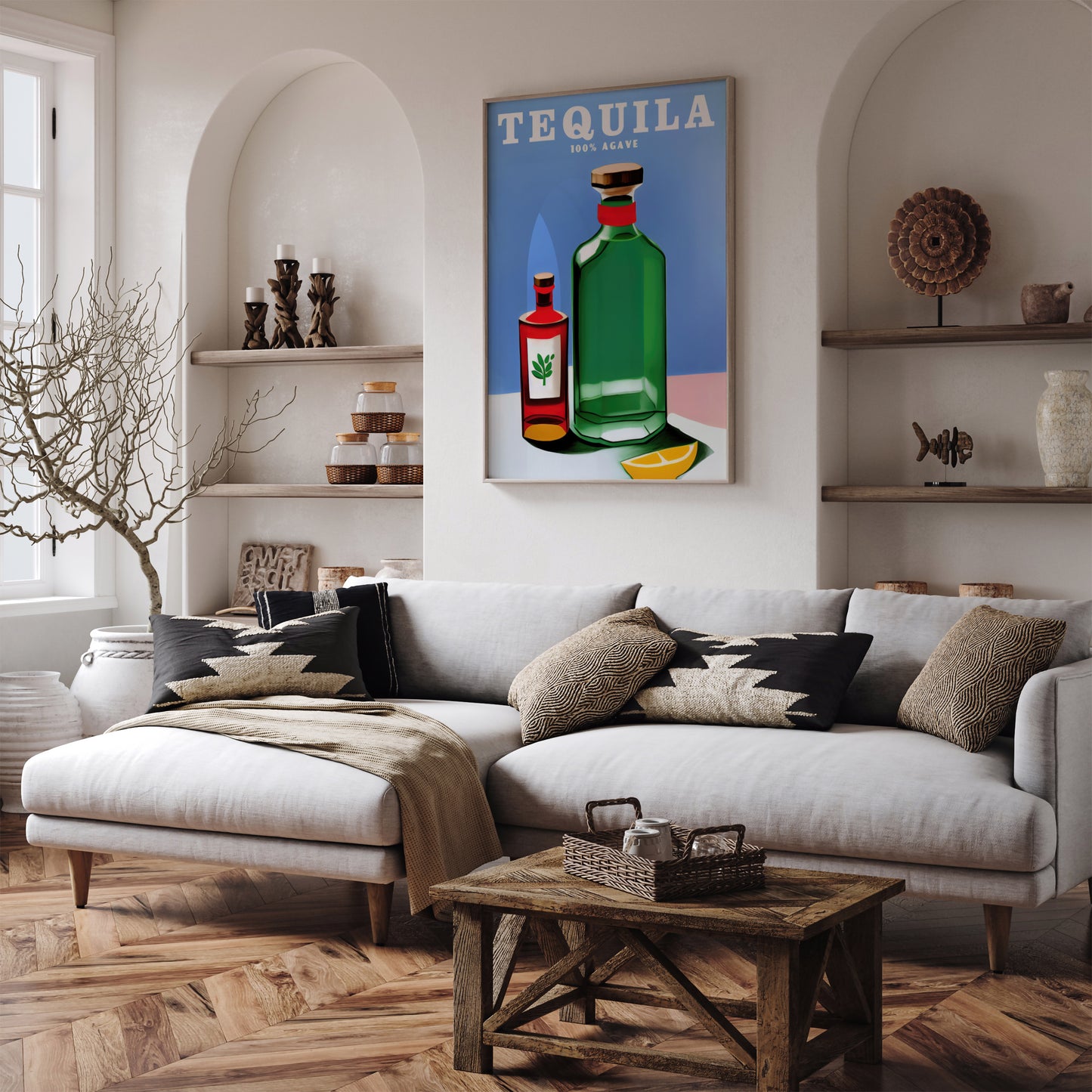 Retro Tequila Advertising Poster