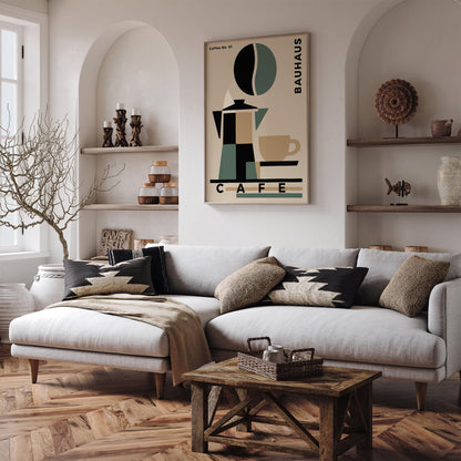 Bauhaus Cafe Exhibition Poster – Modern Art Wall Print