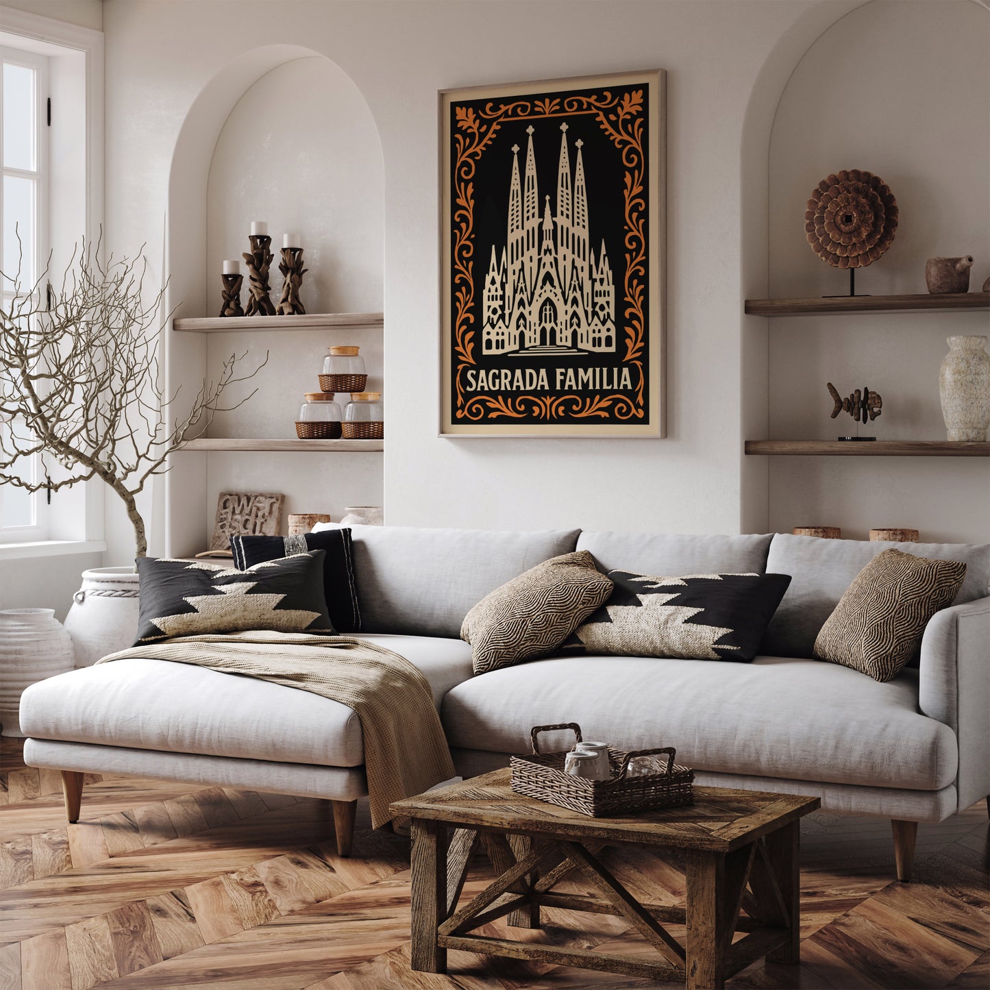 Sagrada Familia Spain Architecture Art Print
