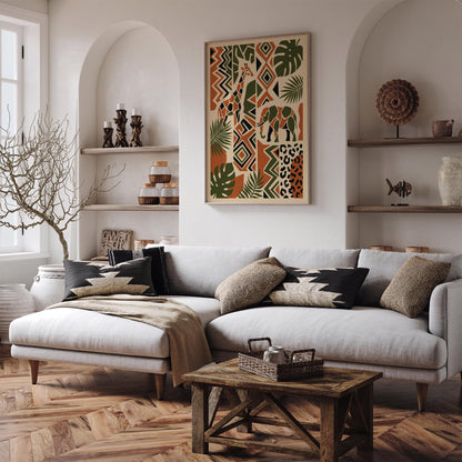 Bohemian Safari Nature Poster
