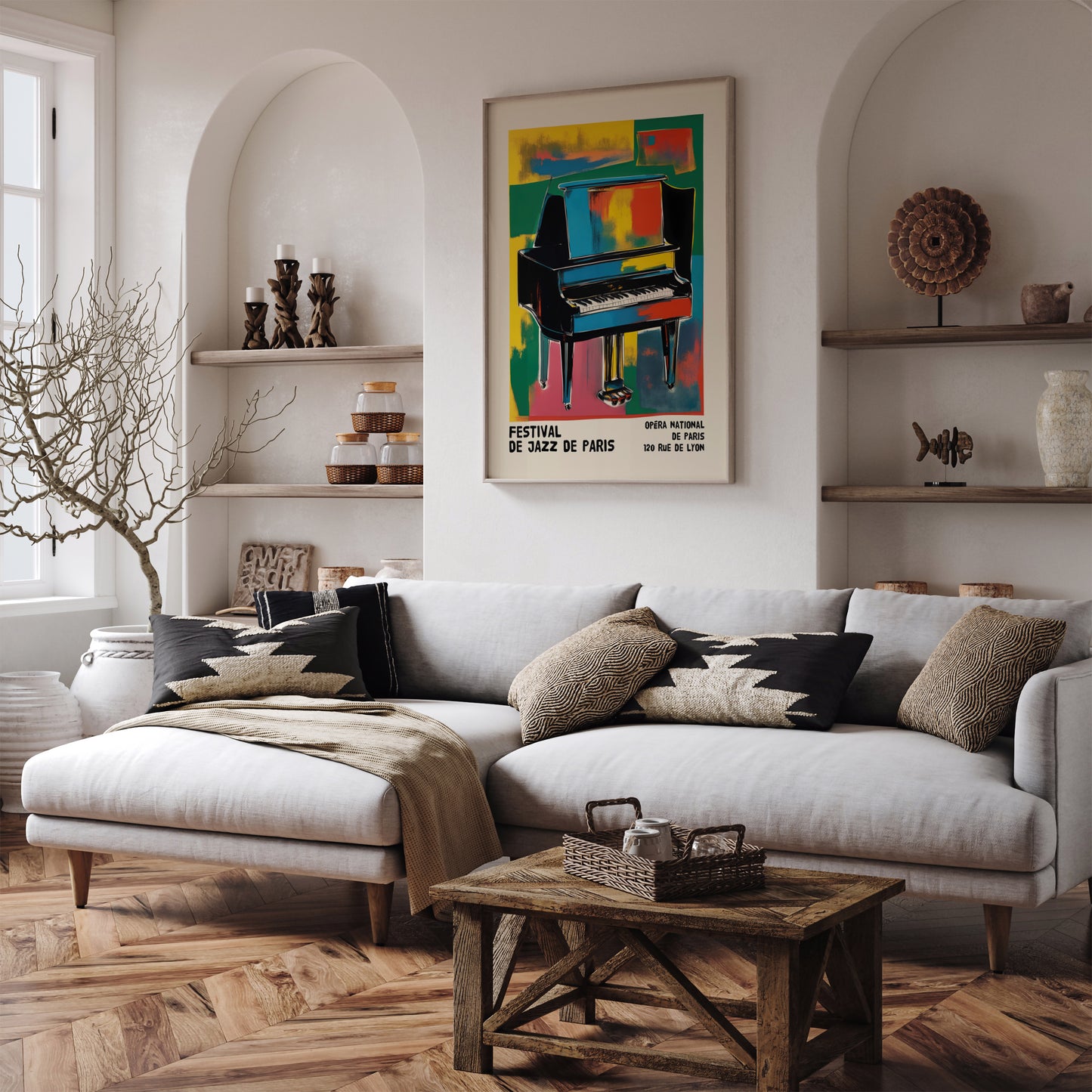 Vintage Paris Jazz Festival Poster