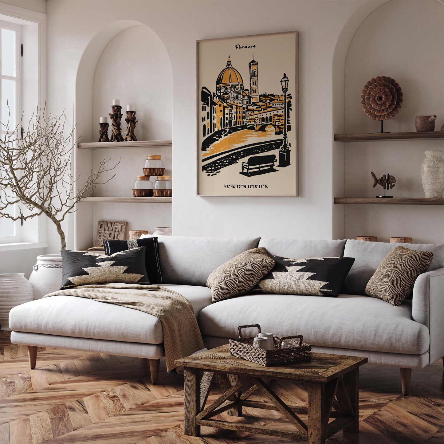 Florence Italy Poster – Cityscape Wall Art