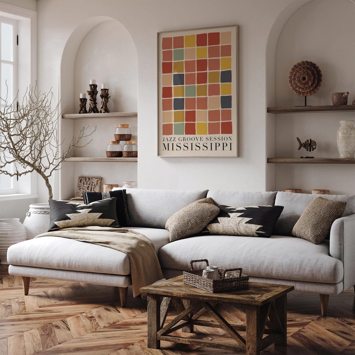 Jazz Groove Session Mississippi Music Poster