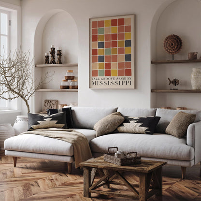 Jazz Groove Session Mississippi Music Poster