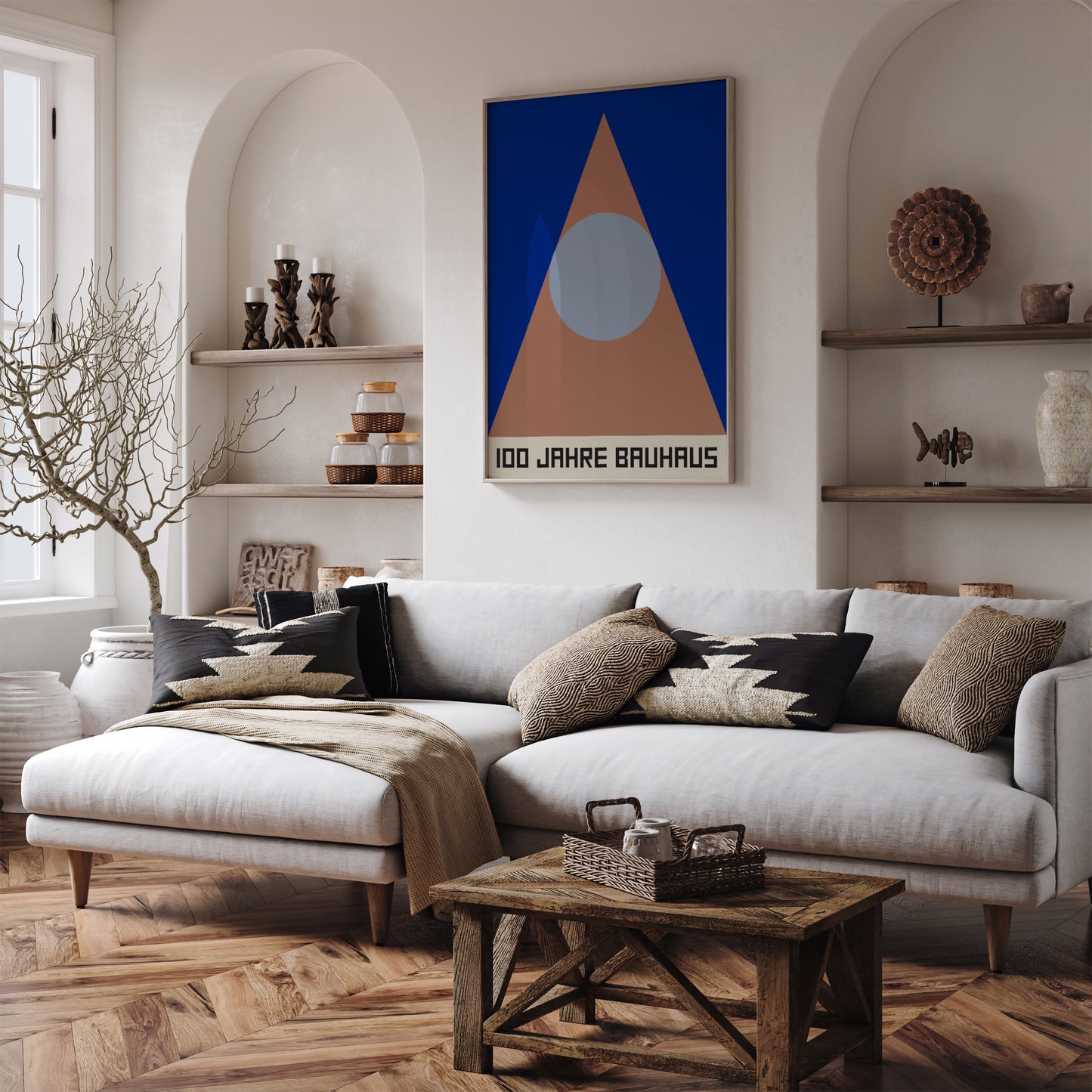 Geometric Bauhaus 100 Jahre Poster