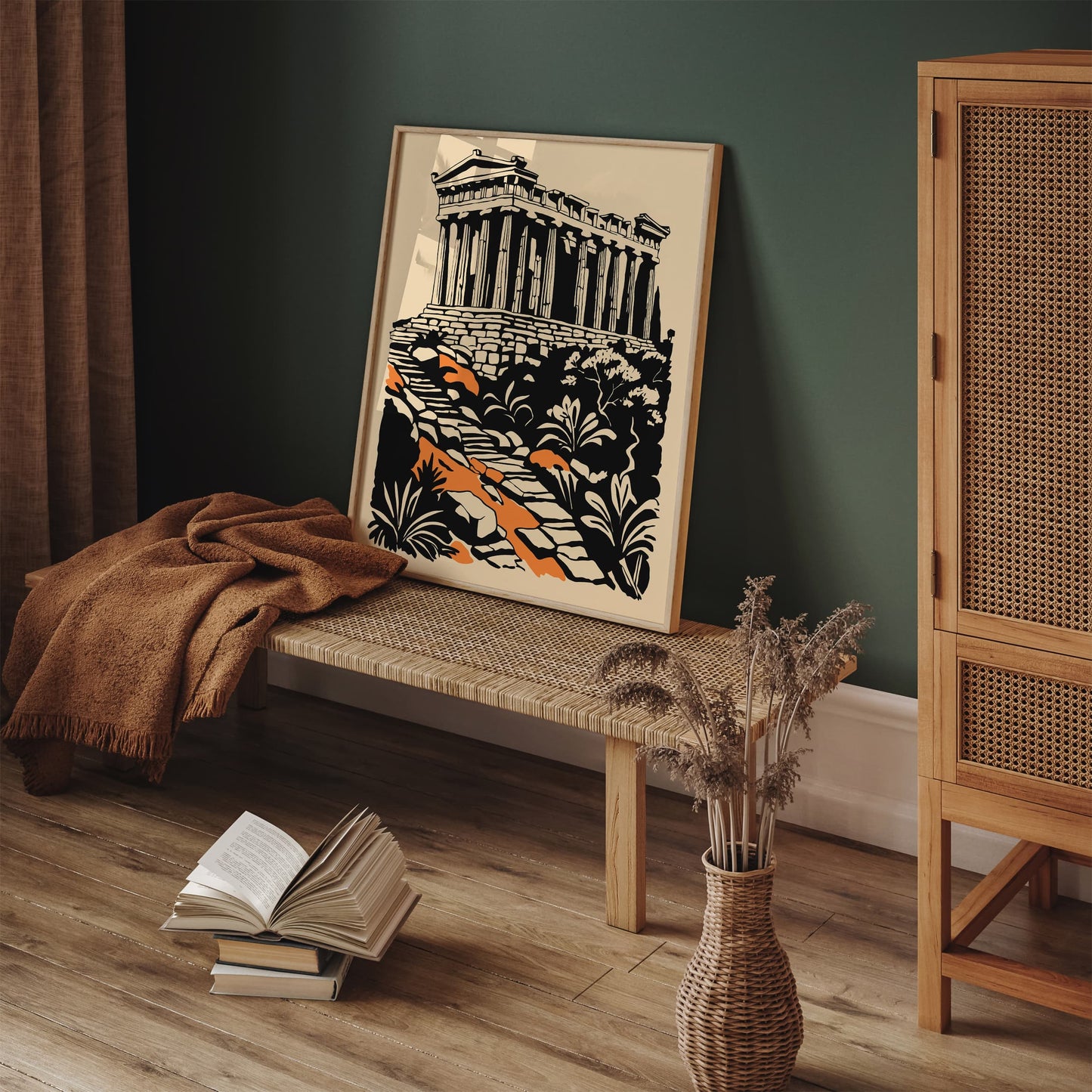 Acropolis of Athens Greece Ancient Architecture Poster