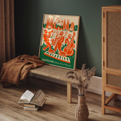 Barcelona Fete de la Musique Poster