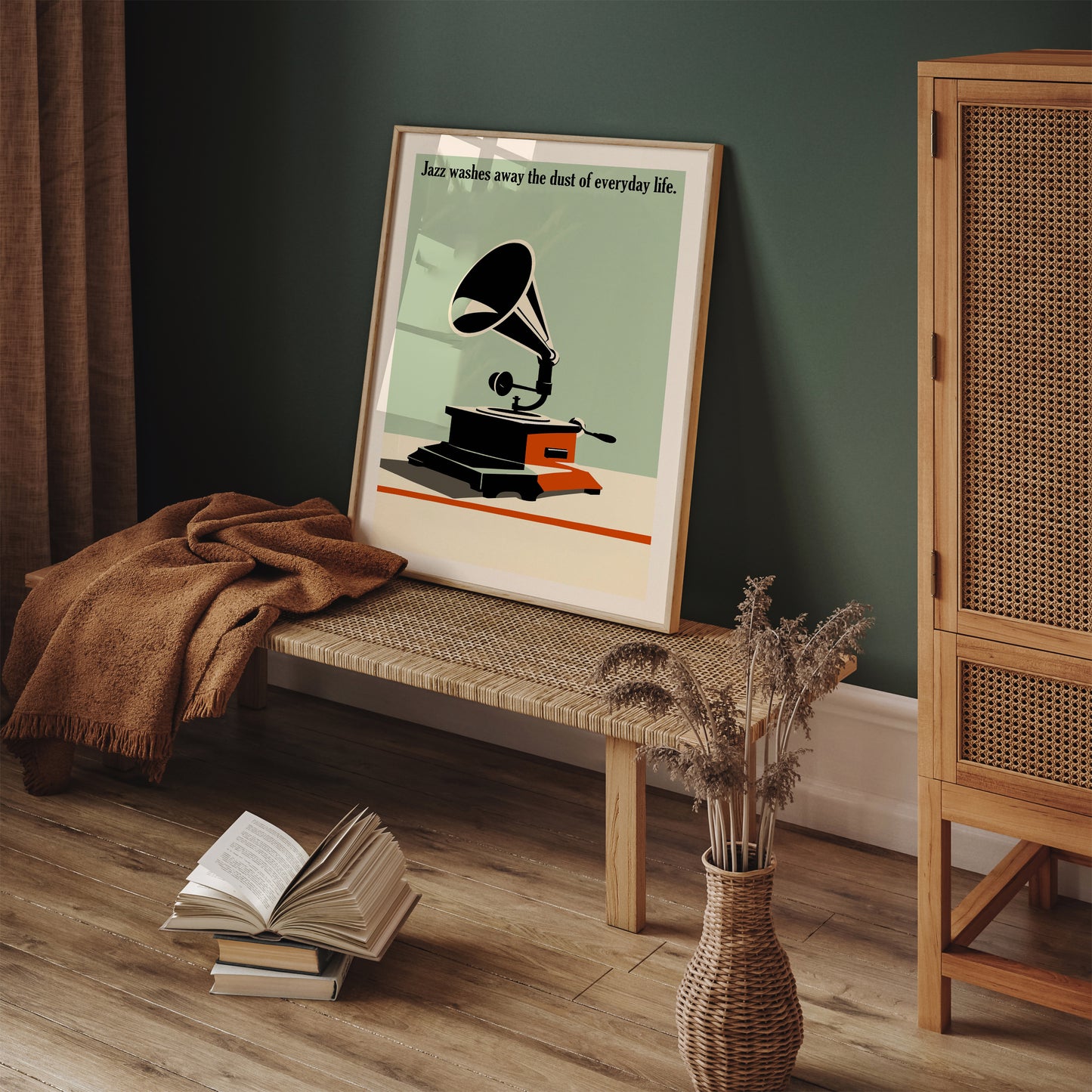 Jazz Quote Retro Poster