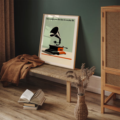Jazz Quote Retro Poster