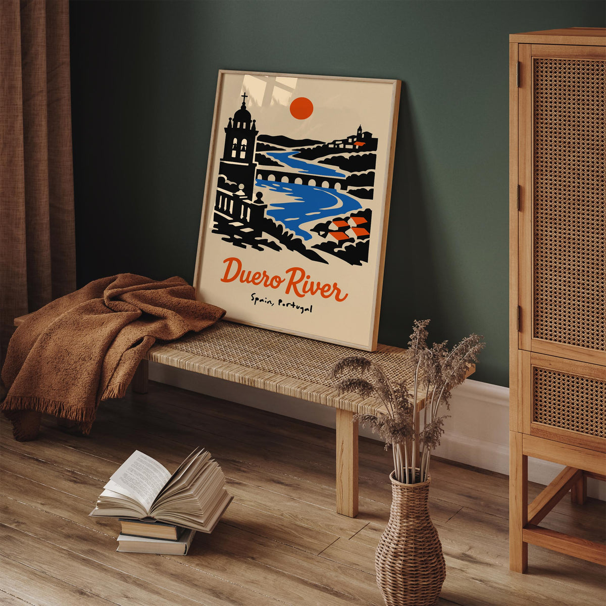 Duero River Spain Portugal Travel Poster
