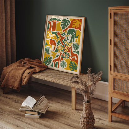 Safari Animals Poster