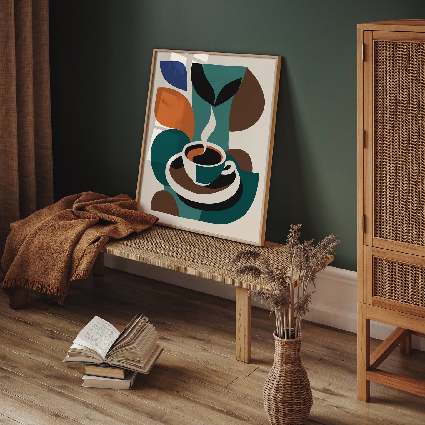 Modern Cafe Wall Art Decoration