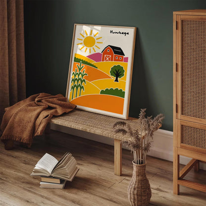 Iowa Hawkeye Travel Poster