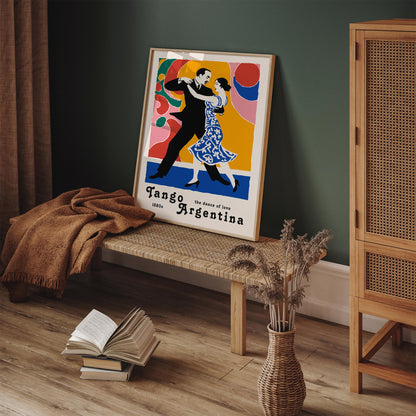 Tango Argentina Dance Wall Art Print 2026