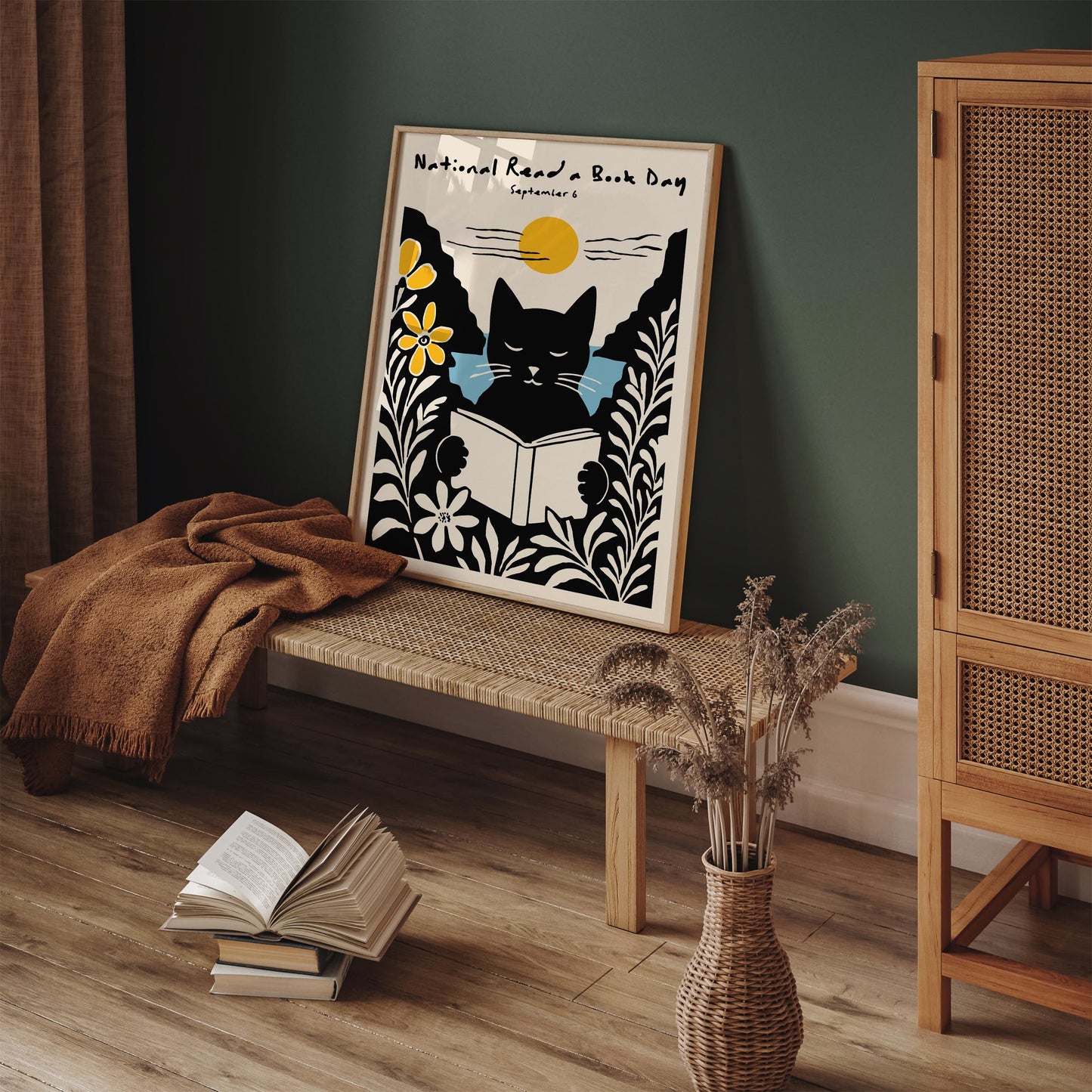 National Read a Book Day Poster