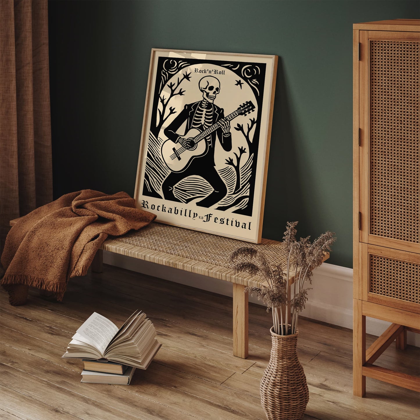 Rockabilly LA Music Festival Art Print