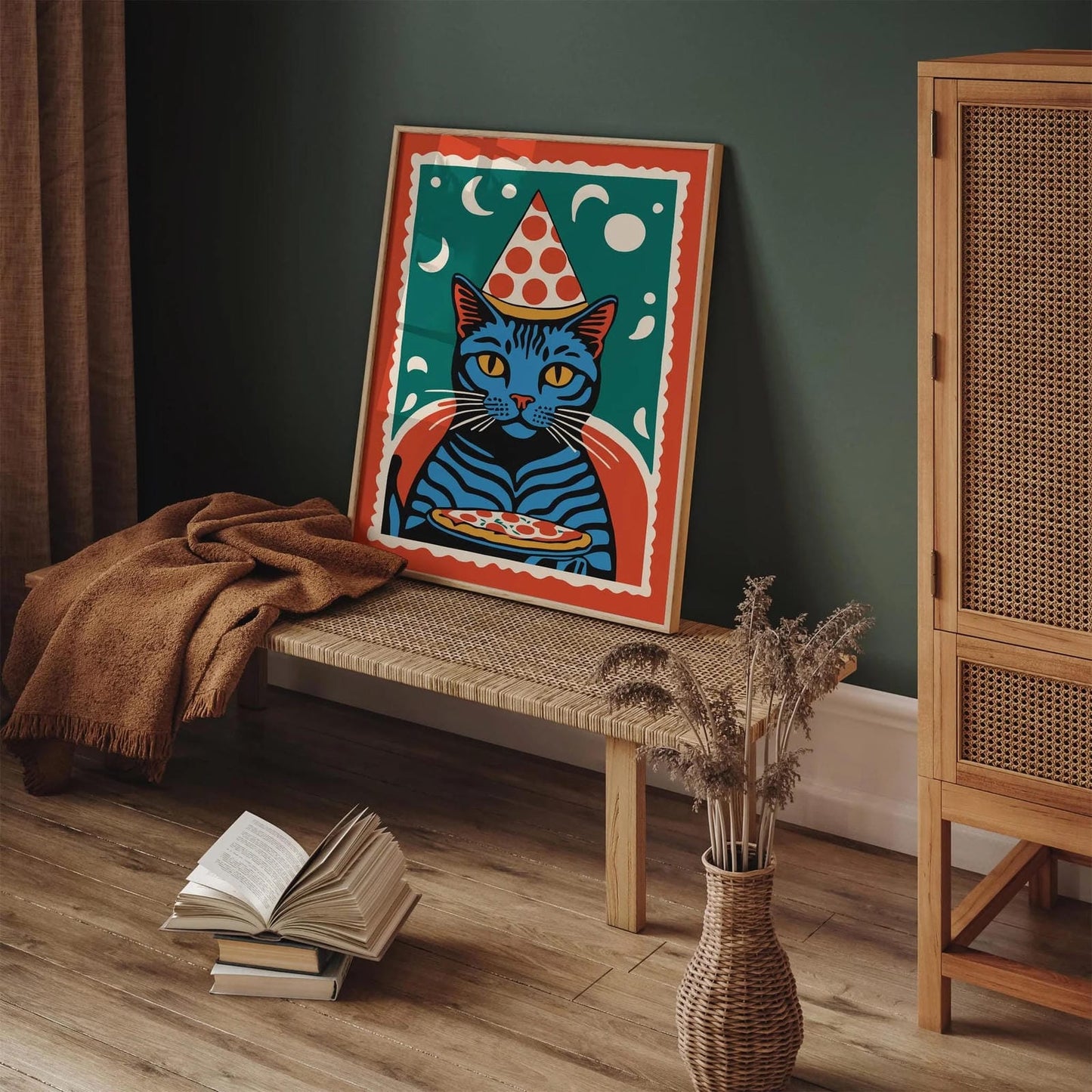 Whimsical Feline Wall Art