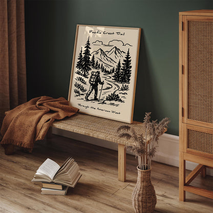 Pacific Crest Trail Poster