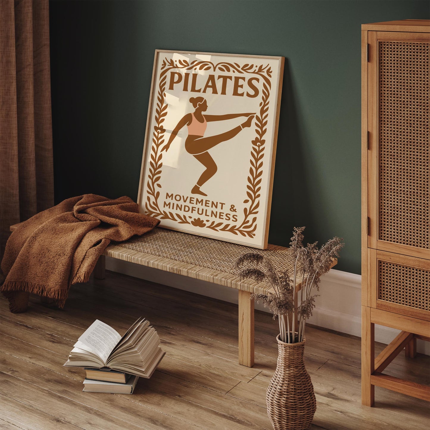 Pilates Movement and Mindfulness Poster