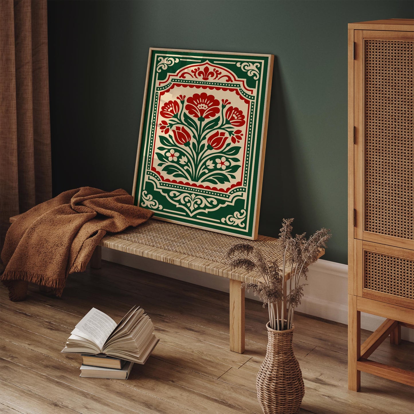 Rococo Botanical Wall Art Print