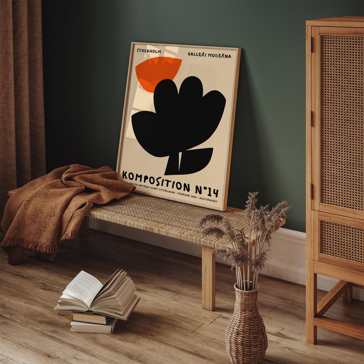 Modern Art Exhibition Poster – Contemporary Wall Art Print
