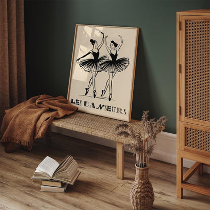 Les Danseurs Ballerinas Poster