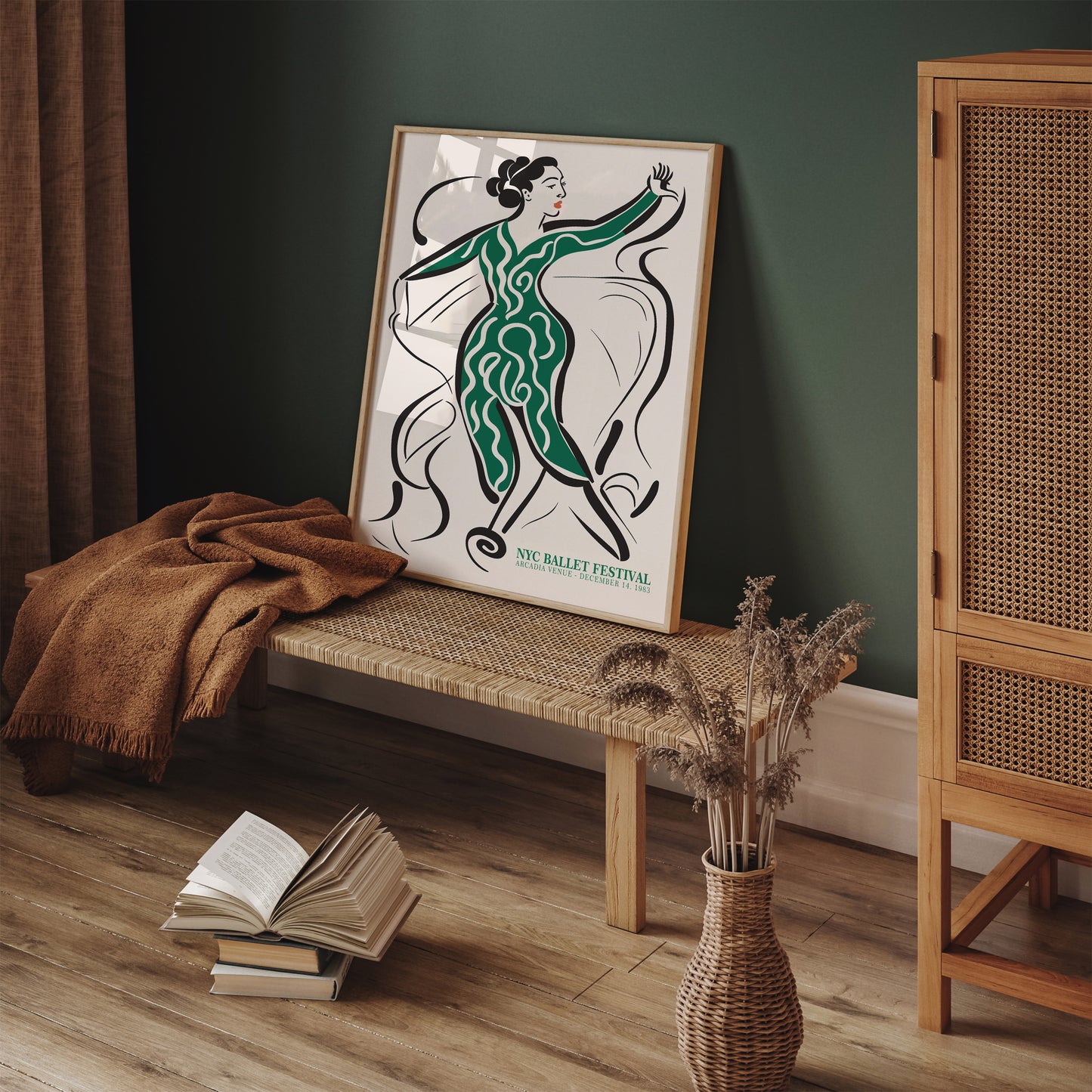 NYC Ballet Festival - 1983 Ballerina Art Print