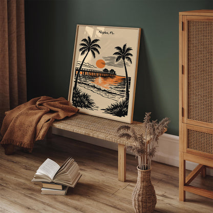 Naples Florida Travel Poster