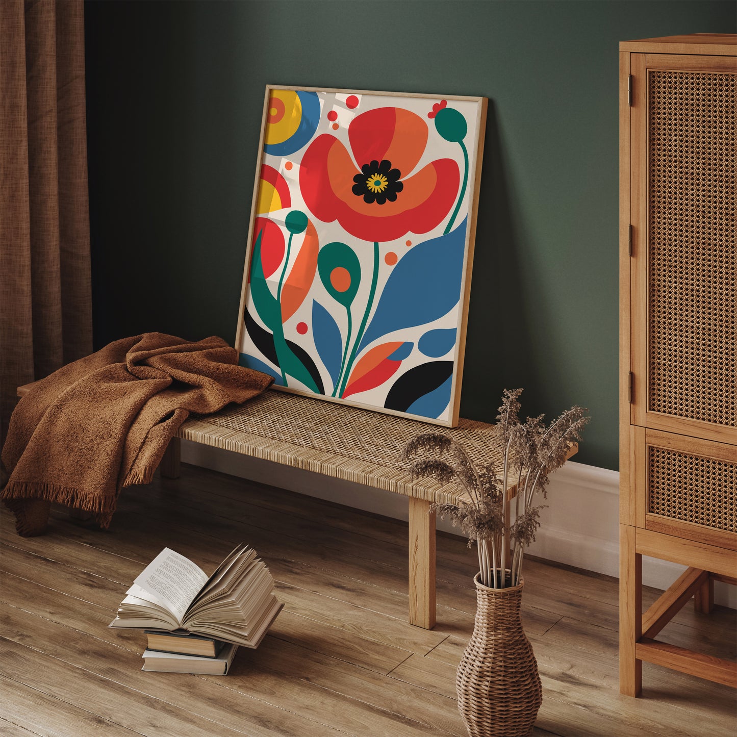 Colorful Botanical  Wall Art Print