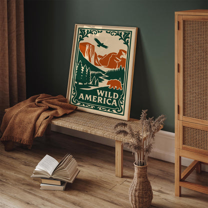 Wild America Wanderlust Nature Wall Art Print