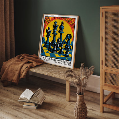 Father's Day Gift for 2024 Grandmaster Gambit Chess Print