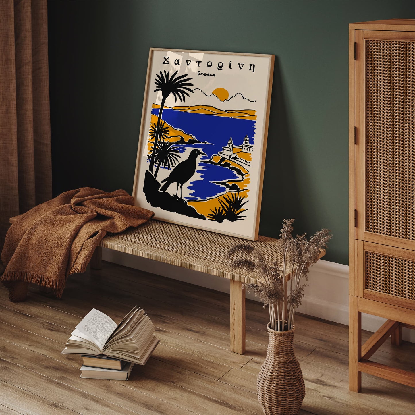 Greece Landscape Poster - Travel Wall Art Print