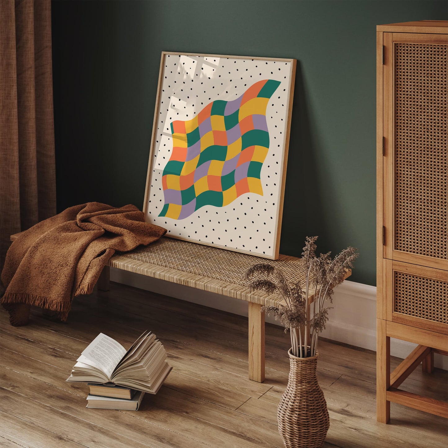 Abstract Colorful - Modern Home Decor Wall Art Print