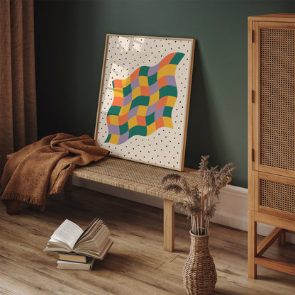 Abstract Colorful - Modern Home Decor Wall Art Print